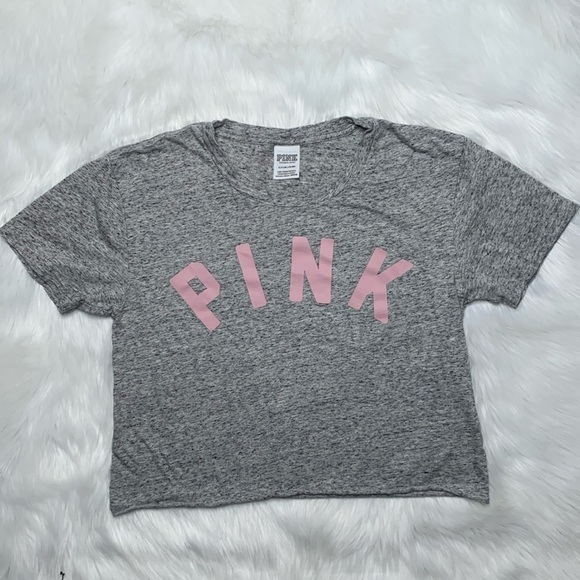 PINK Victoria’s Secret Cropped Tee - Picture 1 of 5